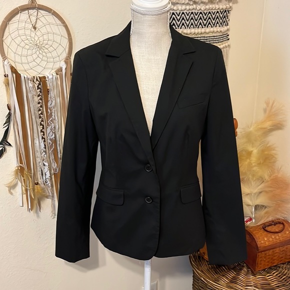 New York & Company Black Women’s Blazer/ Size 10/ Double Front Button Closure - Picture 1 of 7